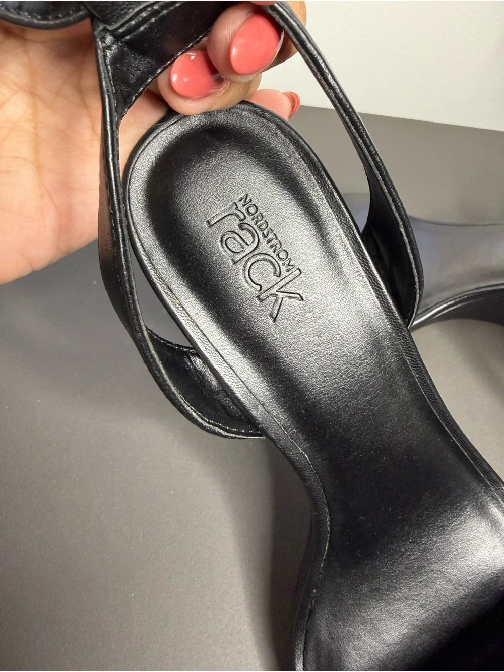 Nordstrom Rack Carrie Wedge Sandal In Black